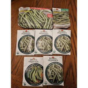 Lot Of 7 Ferry Morse Burpee Garden Vegetable Seeds Packets Green Beans